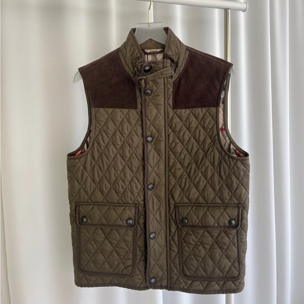 Burberry Oregano Quilted Vest BRAND NEW